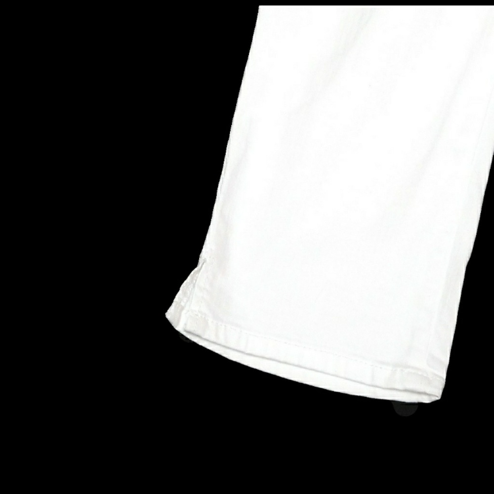 NYDJ WOMENS WHITE STRETCH 2P DENIM CROP JEANS - Picture 4 of 6